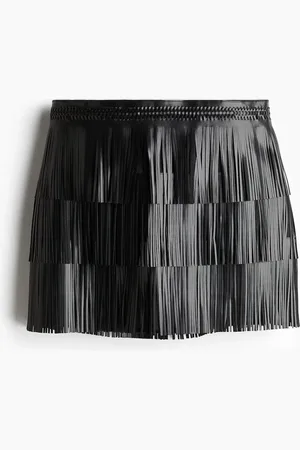 H&M Minifalda revestida con flecos