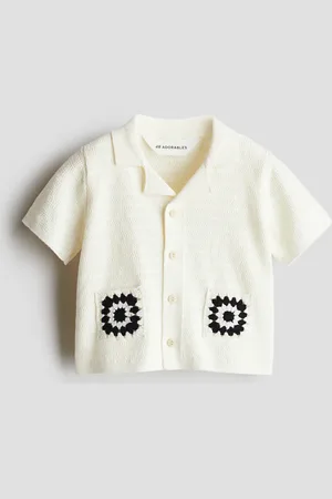 H&M Camisa resort en tejido texturizado