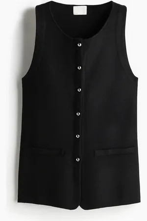 H&M Chaleco en tejido fino