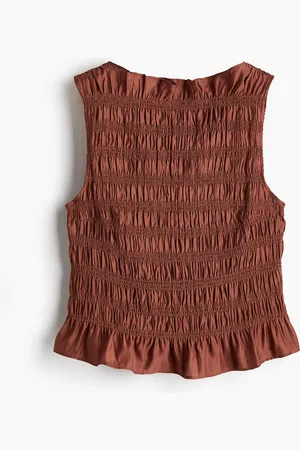 H&M Top con punto smock