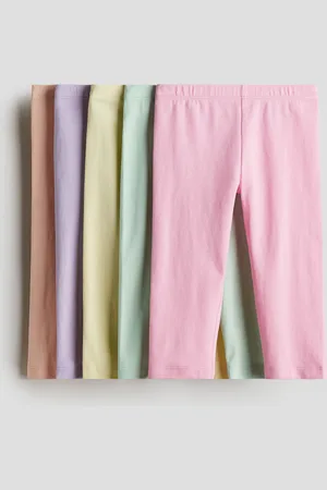 H&M 5-pack de leggings Capri de algodón