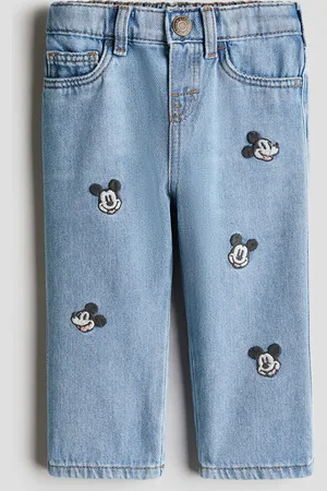 H&M Jeans con detalles bordados