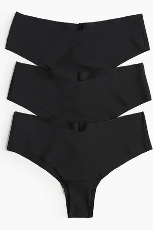 H&M 3-pack Panties invisibles cheeky hipster
