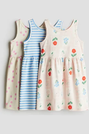 H&M 3-pack Vestidos de algodón con diseño