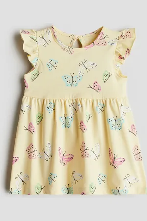 H&M Vestido estampado de algodón