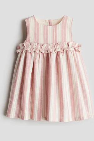 H&M Vestido en mezcla de lino