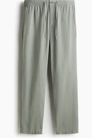 H&M Pantalón Regular Fit en mezcla de lino