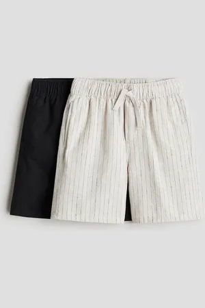 H&M 2-pack Shorts en mezcla de lino