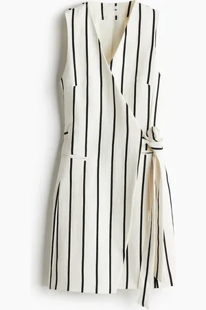 H&M Vestido blazer con diseño cruzado