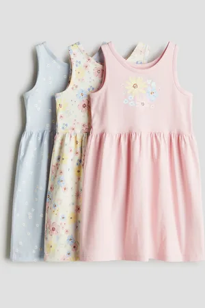 H&M 3-pack Vestidos de algodón con diseño