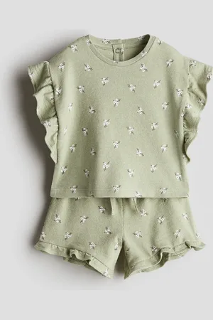 H&M Conjunto de 2 piezas con diseño en terry