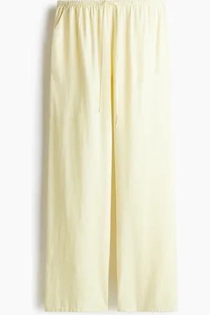 H&M Pantalón recto con cordón de ajuste