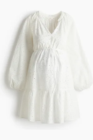 H&M MAMA Vestido en bordado inglés