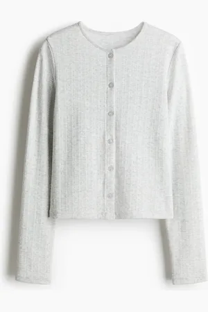 H&M Cárdigan en punto pointelle