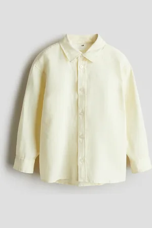 H&M Camisa Loose-fit de lino