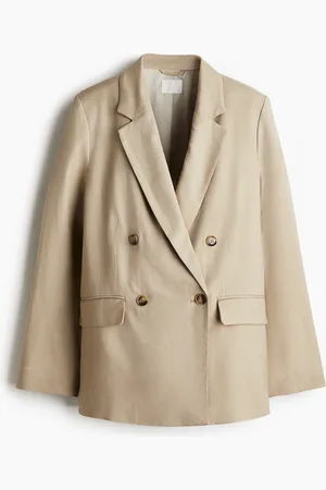H&M Blazer en mezcla de lino