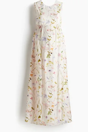 H&M MAMA Vestido largo con moño en la espalda