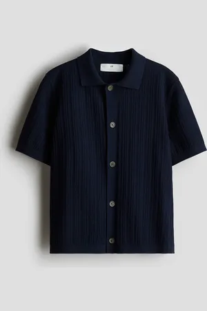 H&M Camisa en tejido texturizado