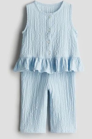 H&M Conjunto de 2 piezas en seersucker