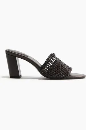 H&M Sandalias de tacón trenzadas