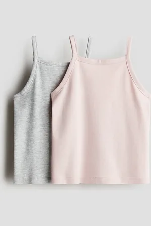H&M 2-pack Tops de tirantes en algodón