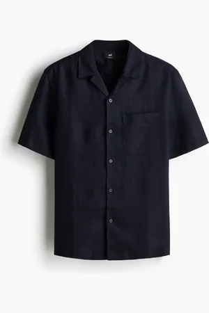 H&M Camisa Resort Regular Fit en lino