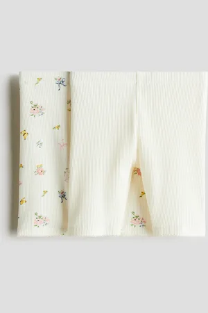 H&M 2-pack ribbed cycling shorts