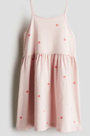 H&M Vestido en punto de algodón