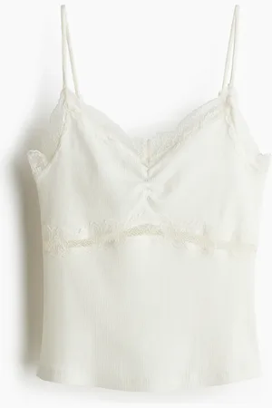 H&M Top de tirantes con encaje