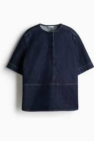 H&M Top popover en denim