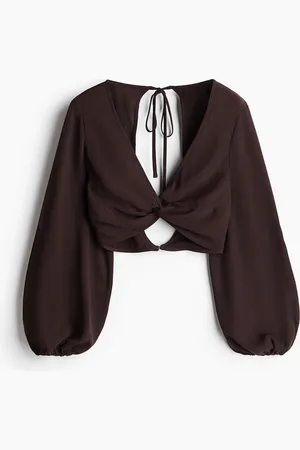 H&M Blusa con espalda descubierta