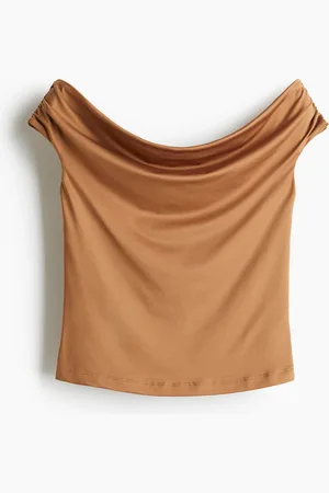 H&M Top drapeado a los hombros