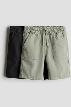 H&M 2-pack Shorts en sarga de algodón
