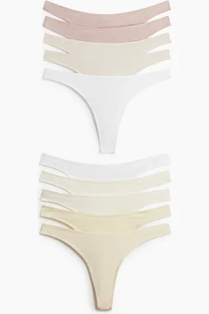 H&M 10-pack Panties thong de algodón