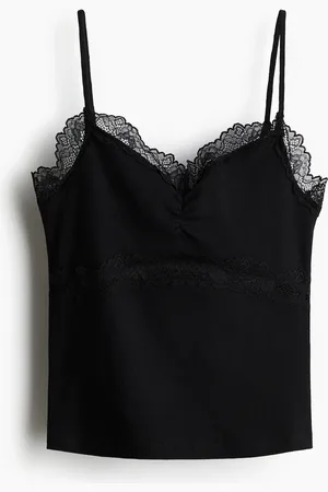 H&M Top de tirantes con encaje