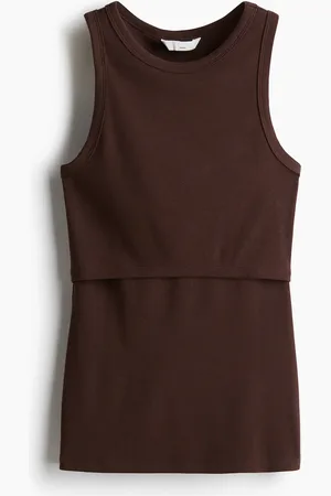 H&M MAMA Top de lactancia acanalado