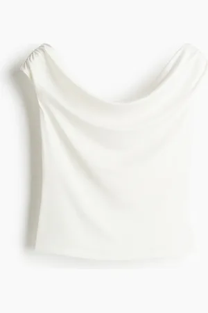 H&M Top drapeado a los hombros
