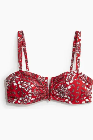 H&M Top de bikini bandeau con relleno