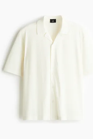 H&M Camisa resort Loose Fit en malla