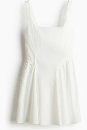 H&M Vestido de algodón con espalda descubierta