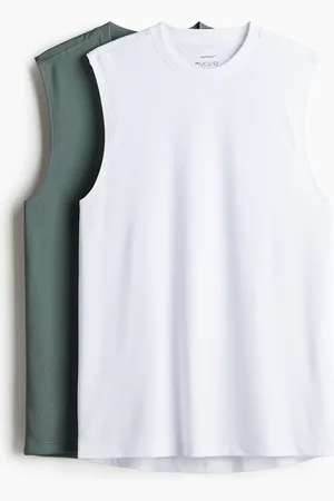 H&M 2-pack Playeras deportivas Regular Fit en DryMove™
