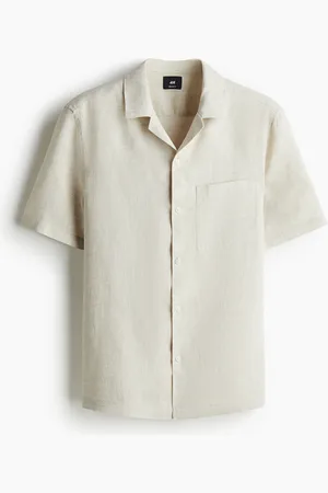 H&M Camisa Resort Regular Fit en lino