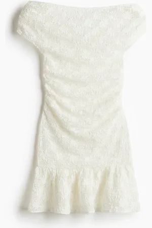 H&M Vestido drapeado a los hombros