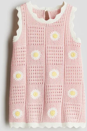 H&M Vestido con apariencia crochet