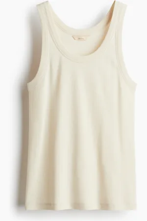 H&M Top en algodón Pima