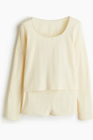 H&M Pijama de pointelle