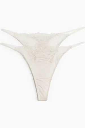 H&M 2-pack Panties thong de microfibra