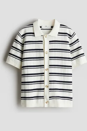 H&M Camisa en tejido texturizado