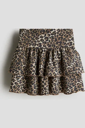 H&M Falda de capas con cintura plegable