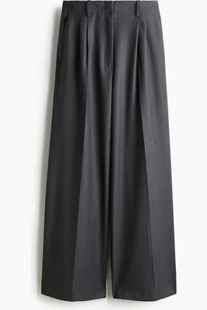 H&M Pantalón ancho de sarga